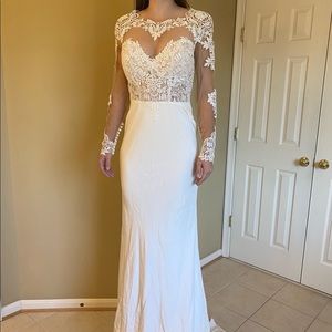 Martina Liana Silk Ivory Moroccan & Lace 690